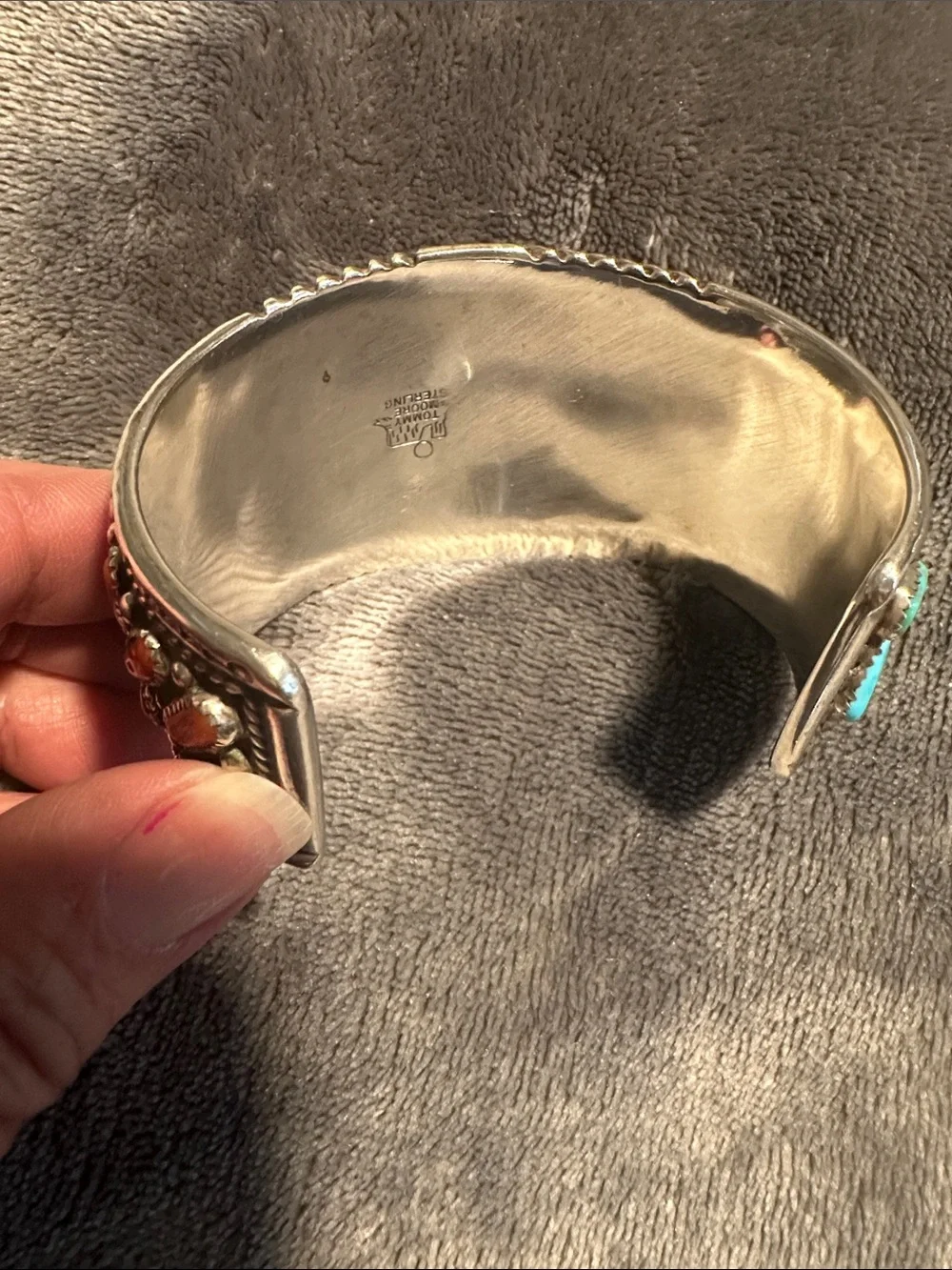 Vintage Navajo Cuff Tommy Moore Sterling